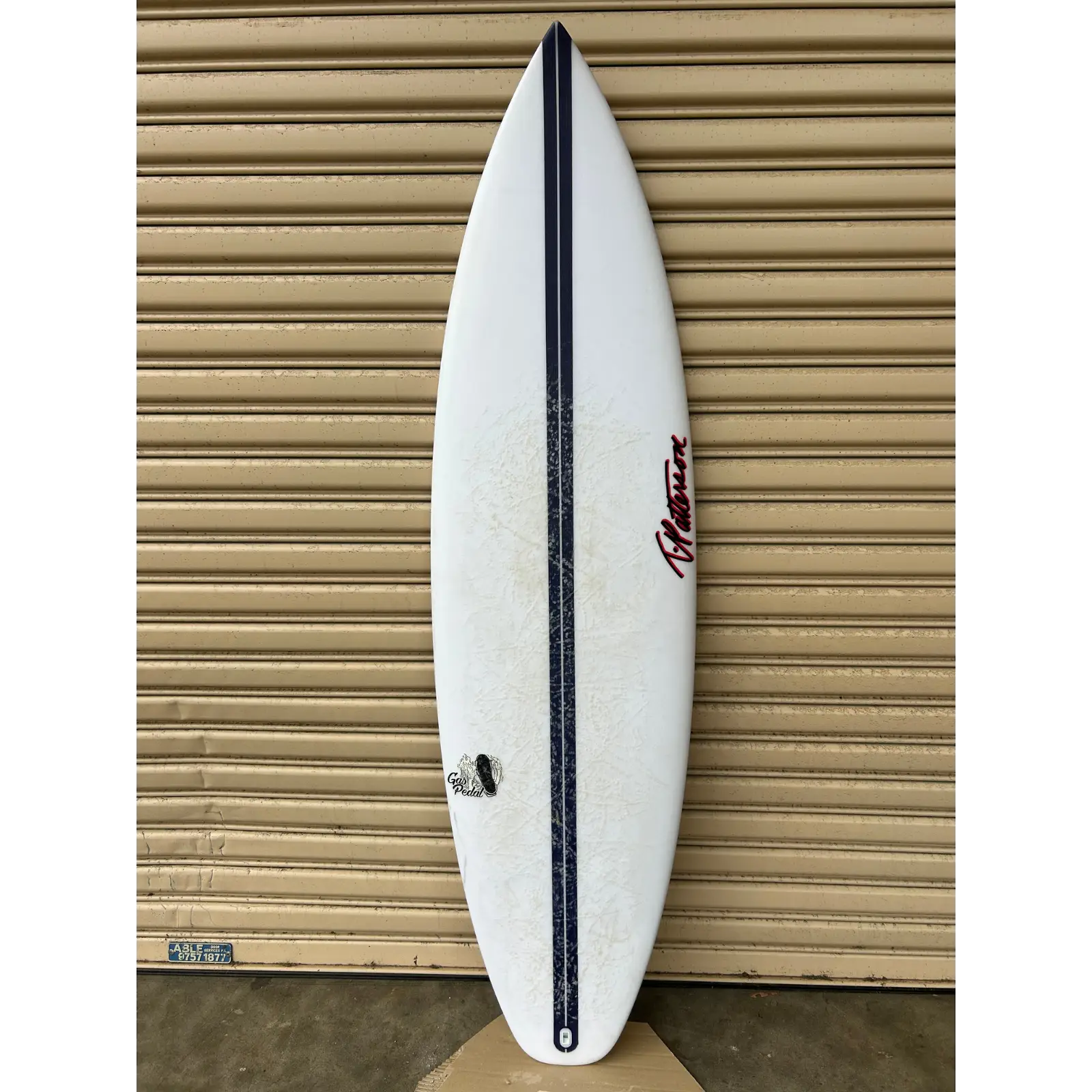 Timmy Patterson Gas Pedal 5'11 - Fusion Pro - Demo Board Aroona Surf, Sydney